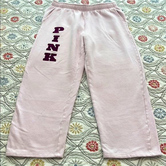 PINK Victoria's Secret Pants - PINK Victoria’s Secret light pink sweatpants, size L.